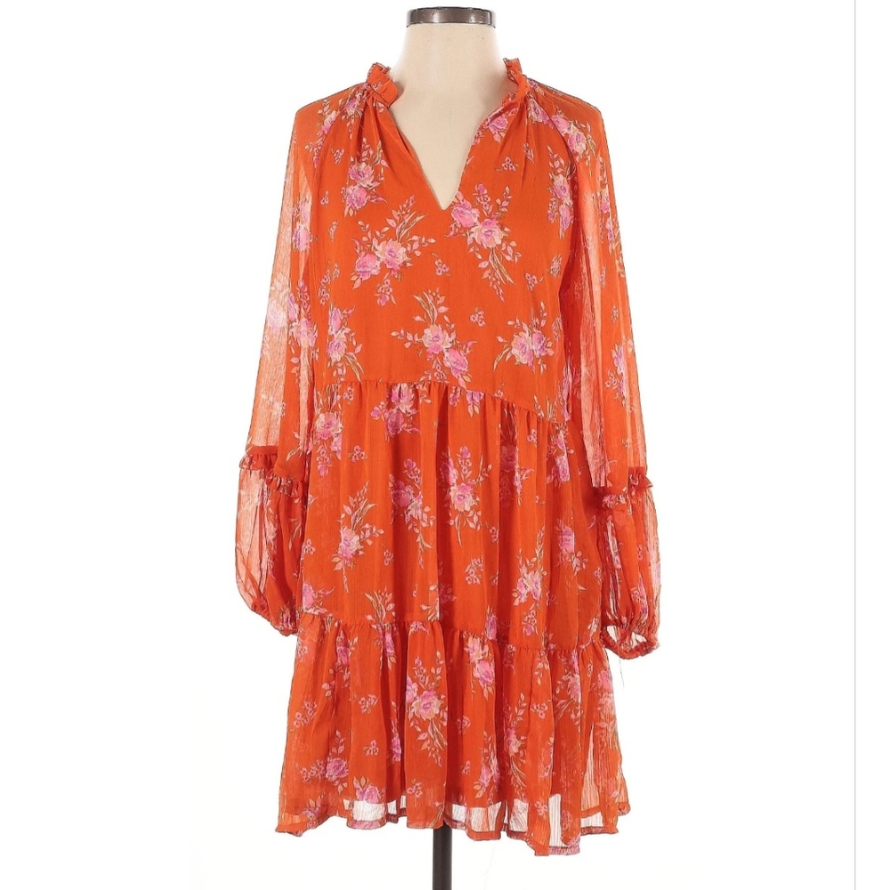 Vince Camuto Sundress with Bishop Sleeves